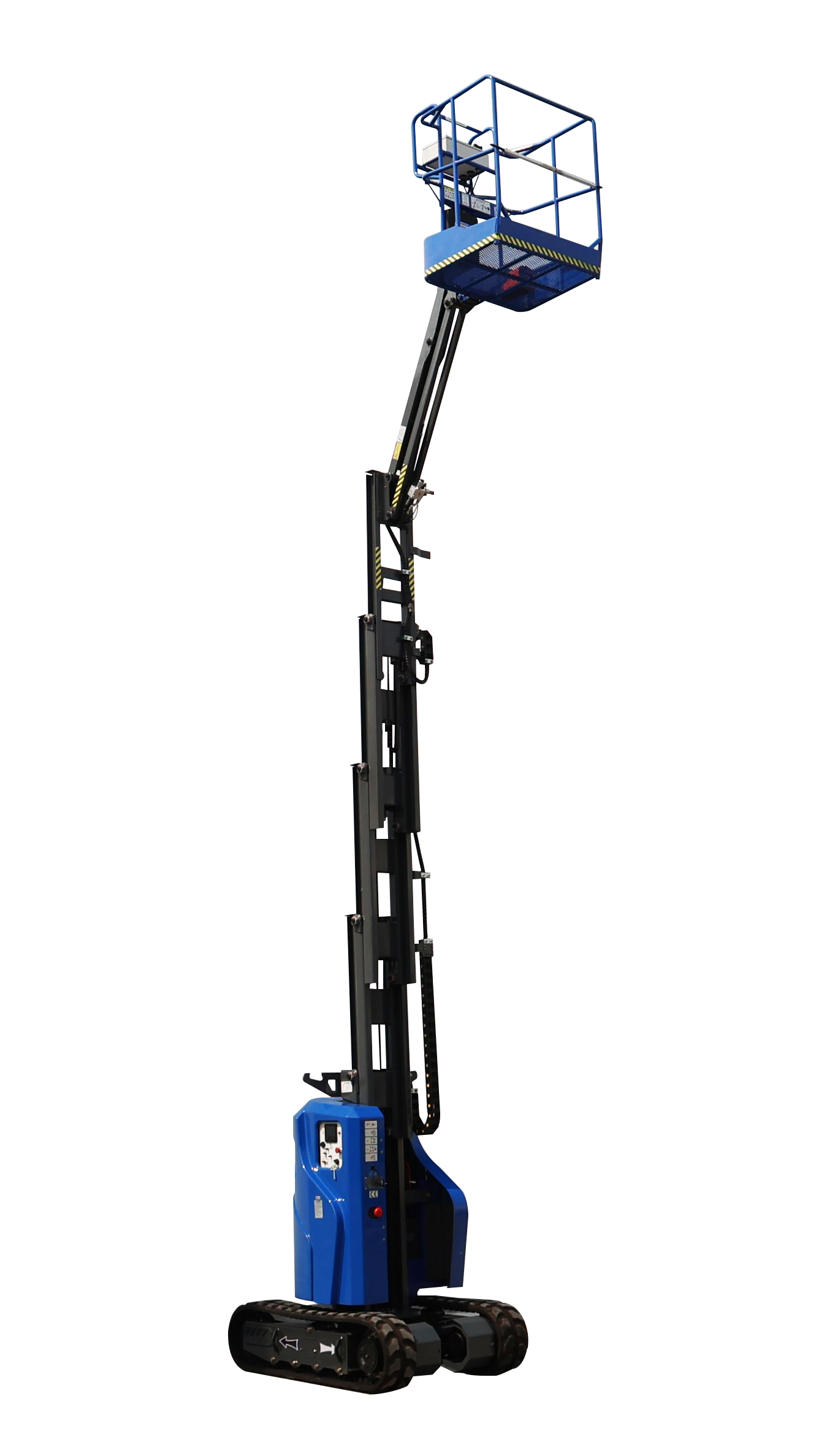 Tracked Vertical Mast Lift With JIB